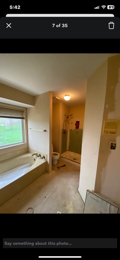 Bathroom before renovation