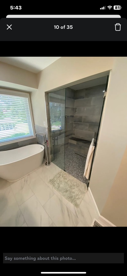 Bathroom after renovation